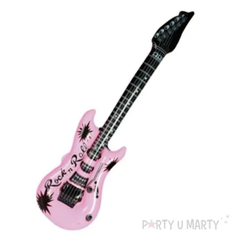 dmuchana gitara rozowa ootb 100 cm