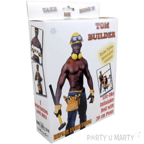 dmuchana lala sexy tom budowniczy czekoladowa boss of toys 165 cm
