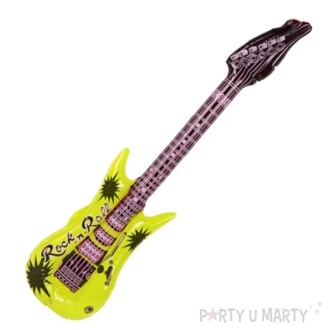 dmuchaniec gitara elektryczna zolty fyasa 88 cm