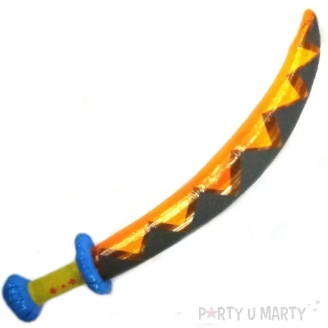 dmuchaniec miecz arabski pomaranczowy tamipol 75 cm