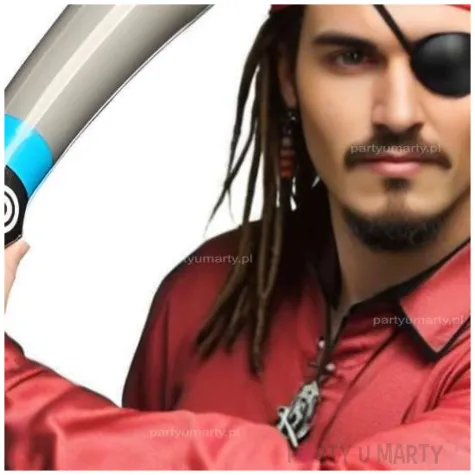 dmuchaniec szabla pirata szary boland 70 cm
