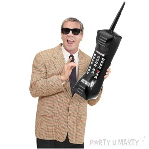 dmuchaniec telefon cegla lata 80 widmann 77 cm