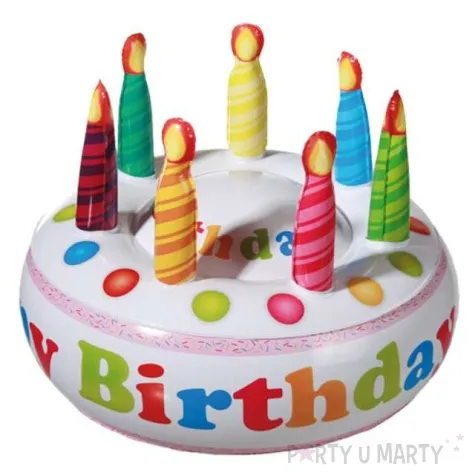 dmuchaniec tort urodzinowy happy birthday ootb