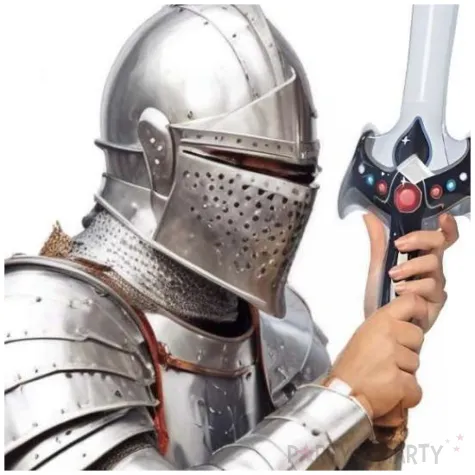 dmuchaniec zdobiony miecz bialy boland 70 cm