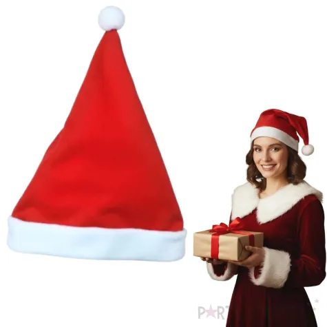 dodatek do stroju na boze narodzenie mikolajki swieta czapka swietego mikolaja gwiazdor