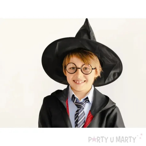 dodatek do stroju na halloweeen karnawal okulary czarodzieja harry cosplay larp