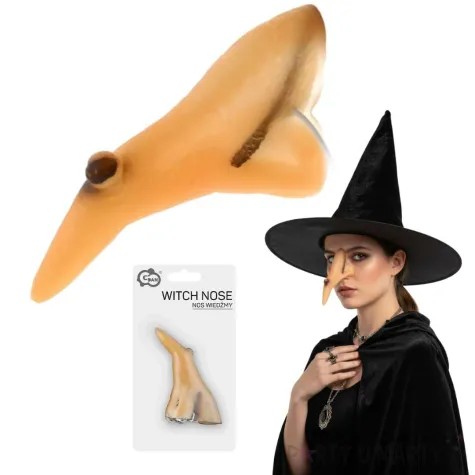 dodatek do stroju na halloween karnawal nos czarownicy andrzejki cosplay larp 8 cm