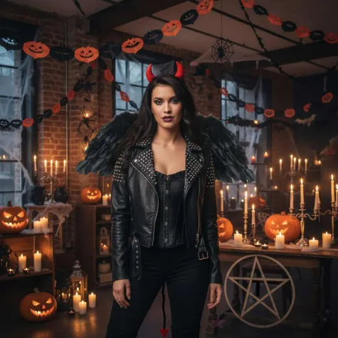 dodatek do stroju na halloween karnawal skrzydla aniol smierci czarne demon cosplay 80x30 cm
