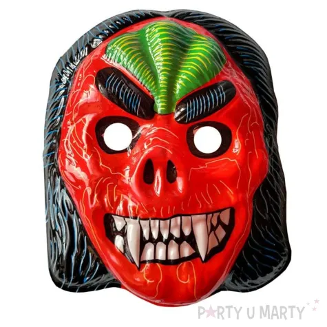dodatek do stroju na halloween maska diabel potwor dla dzieci
