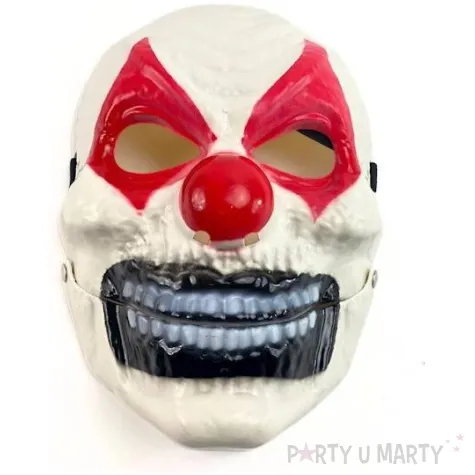 dodatek do stroju na halloween maska klaun joker