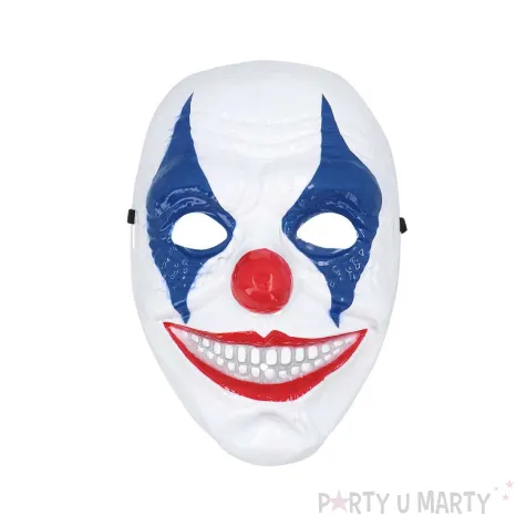 dodatek do stroju na halloween maska klaun morderca karnawal joker