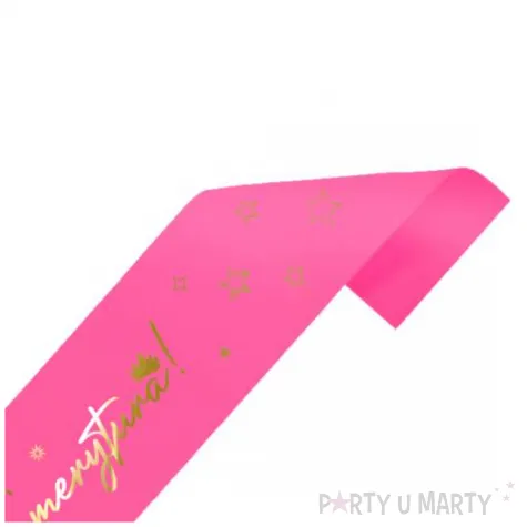 dodatek do stroju szarfa hura emerytura rozowa fuksja 160 cm