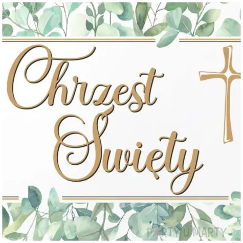 drewniana tablica powitalna chrzest swiety eukaliptus beauty dekoracja sali 39 5 cm