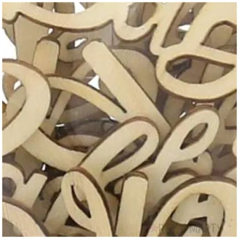 drewniane konfetti baby godan 18 szt