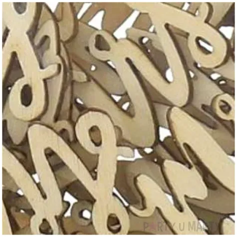 drewniane konfetti mr and mrs godan 18 szt