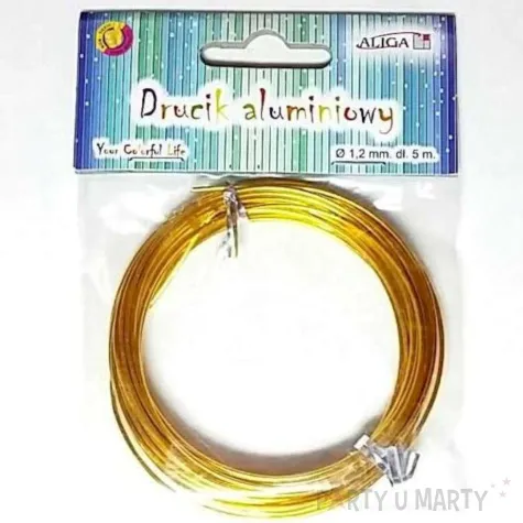 drucik aluminiowy classic 1 25 mm zloty aliga 5m