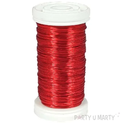 drucik florystyczny classic czerwony czakos 0 35 mm 100 m