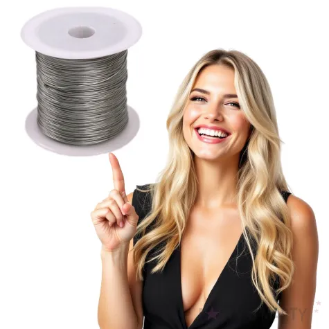 drucik florystyczny classic srebrny titanum 0 45 mm 30 m