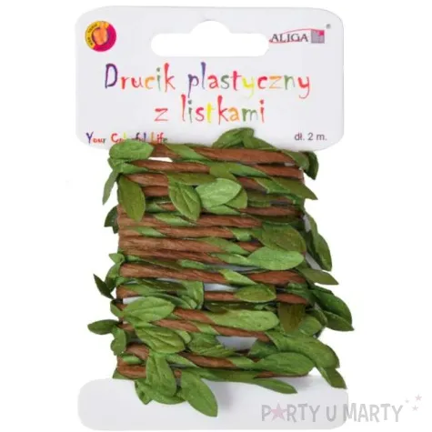 drucik florystyczny galazka z liscmi aliga 2 m