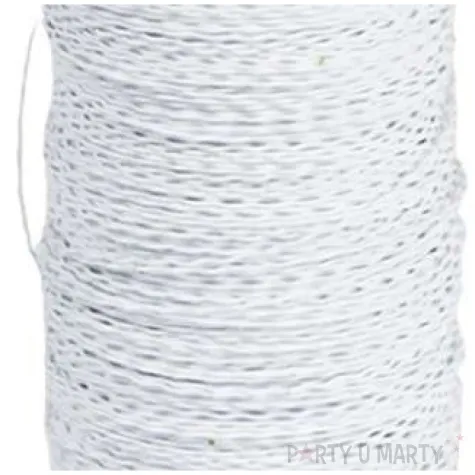 drucik florystyczny karbowany bialy czakos 0 35 mm 100 m