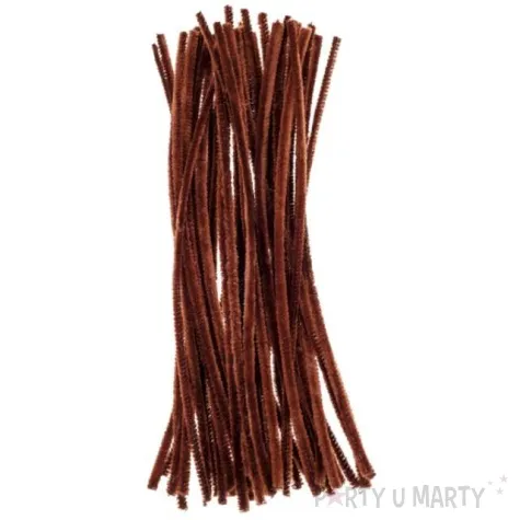 druciki kreatywne wyciory brazowe brewis 30 cm 40 szt