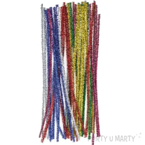 druciki kreatywne wyciory metaliczne mix brewis 30 cm 40 szt