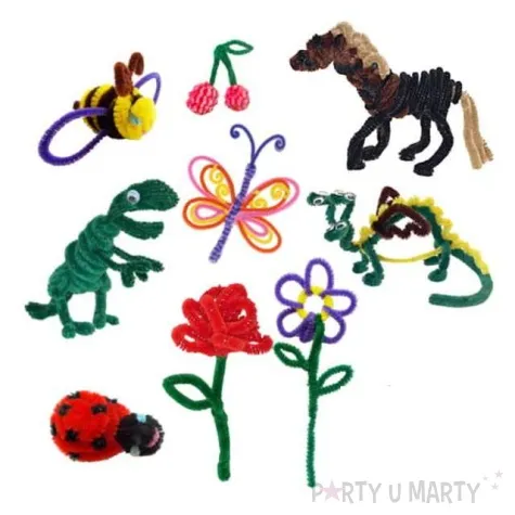 druciki kreatywne wyciory mix pastelowy arpex 30 cm 25 szt