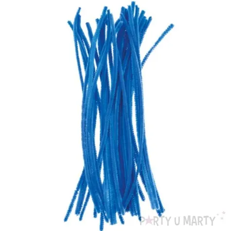 druciki kreatywne wyciory niebieskie brewis 30 cm 40 szt