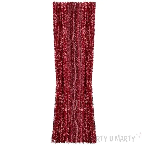 druciki kreatywne wyciory perlowe rozowy ciemny aliga 30 cm 40 szt