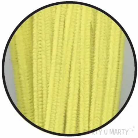 druciki kreatywne wyciory zolty titanum 30 cm 40 szt