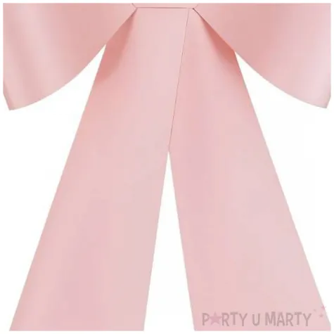 duza kokarda dekoracyjna dekoracja prezentu samochodu drzwi rozowa 71 x 55 cm