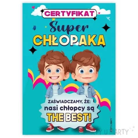 dyplom chlopaki sa the best a5