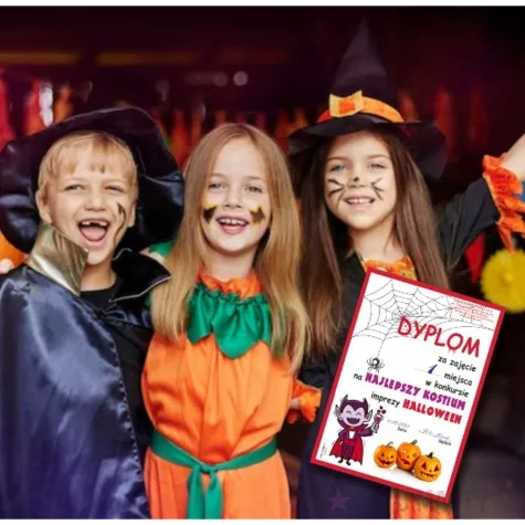 dyplom najlepszy kostium na halloween wampir a5