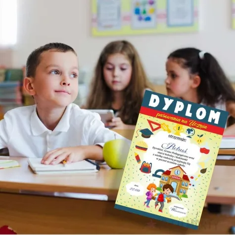 dyplom pasowania na ucznia szkola a5 5 szt