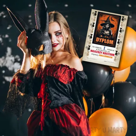 dyplom za najlepszy kostium piekna wiedzma a5
