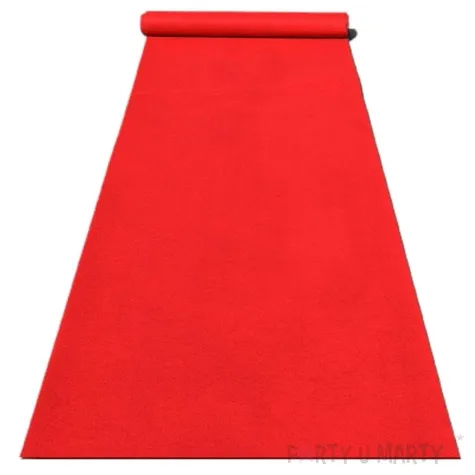 dywanik party hollywood czerwony folat 450 x 50 cm
