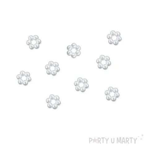 dzety kwiatek perlowe 9 mm 50 szt