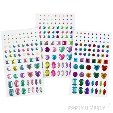 dzety samoprzylepne dekoracyjne mix arpex 81 szt