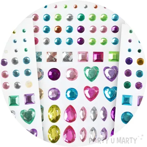 dzety samoprzylepne dekoracyjne mix arpex 81 szt