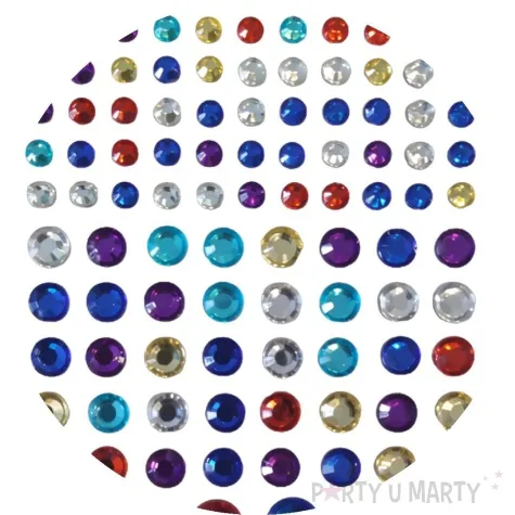 dzety samoprzylepne krysztalki 3d 4 6 8mm mix brewis 125 szt