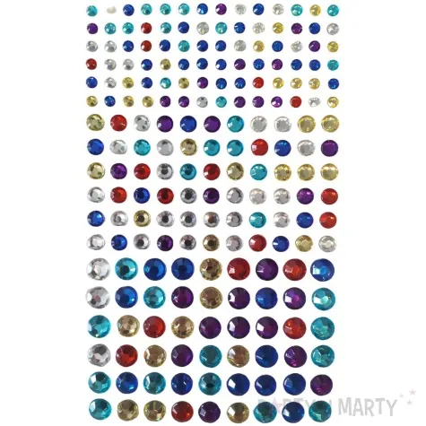 dzety samoprzylepne krysztalki 3d 4 6 8mm mix brewis 204 szt