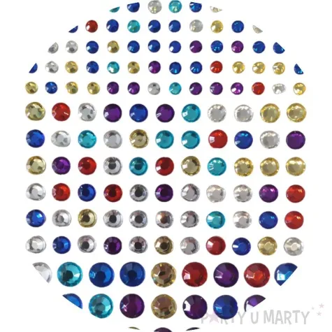 dzety samoprzylepne krysztalki 3d 4 6 8mm mix brewis 204 szt