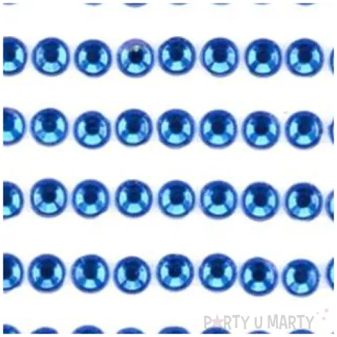 dzety samoprzylepne krysztalki 3d 4mm niebieskie brewis