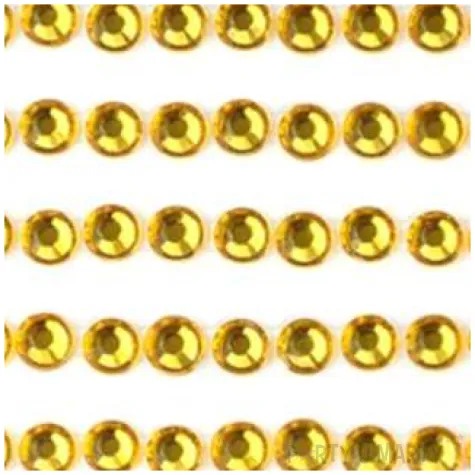 dzety samoprzylepne krysztalki 3d 4mm zlote brewis