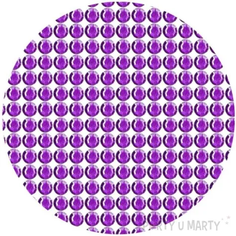 dzety samoprzylepne krysztalki 3d 6mm fioletowe brewis