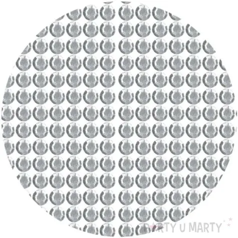 dzety samoprzylepne krysztalki 3d 6mm srebrne brewis