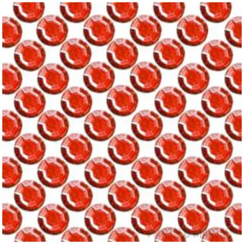 dzety samoprzylepne krysztalki 3d 8mm czerwone brewis