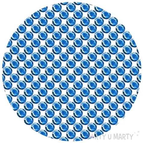 dzety samoprzylepne krysztalki 3d 8mm niebieskie brewis