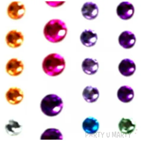 dzety samoprzylepne krysztalki 3d okragle mix brewis