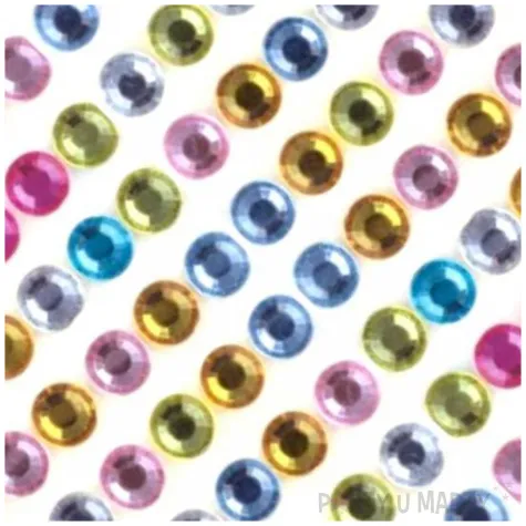 dzety samoprzylepne krysztalki 3d sokragle mix brewis